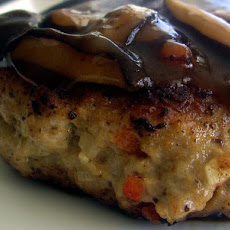 Teriyaki Chicken Burgers With a Teriyaki Mushroom Sauce