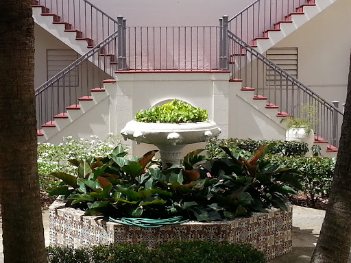 Green Garden Fountain At The University Of Puerto Rico Rio Piedras Campus