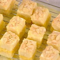 Orange Petits Fours with an Almond Pastry Cream and a Fresh Orange Glaze