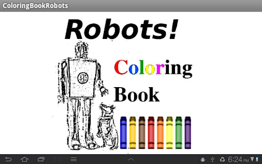 Robots Coloring Book