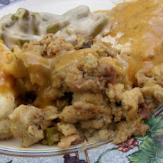 Oven-Baked Mushroom Stuffing