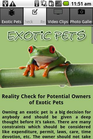 【免費生活App】Exotic Pets-APP點子