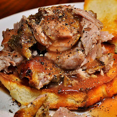 Roasted Pepper Crock Pot Pork Roast