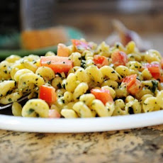 Pasta with Pesto Cream Sauce