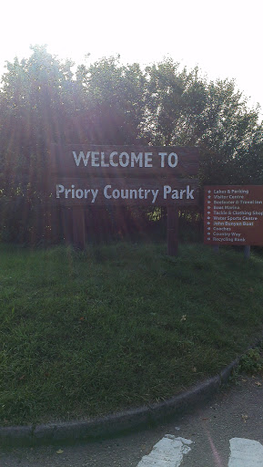 Priory Country Park Sign