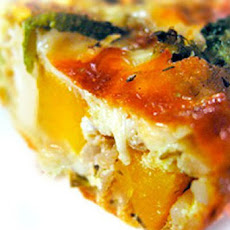 Karina's Crustless Quiche with Roasted Vegetables