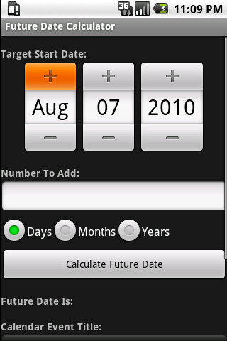 Future Date Calculator