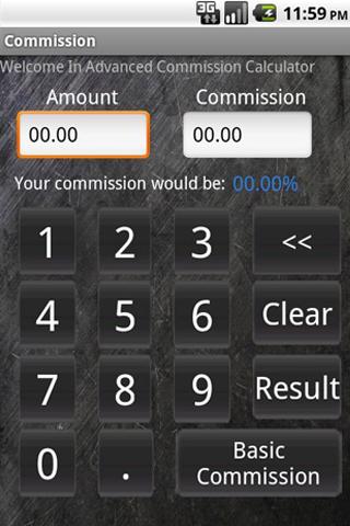 Commission Calculator
