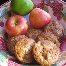 Sour Cream Bran Muffins With Apples