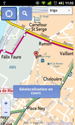 SmartMap Angers : plan Irigo