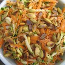 Carrot and Zucchini Salad with Seeds