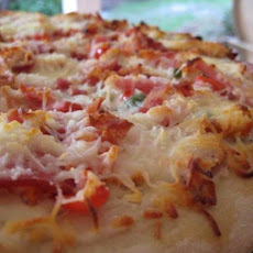Chicken Cordon Bleu Pizza