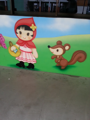 Little Red Riding Hood Mural