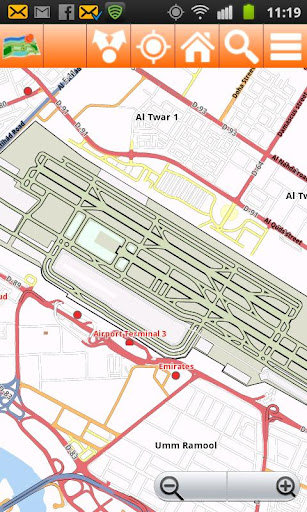 Dubai Offline mappa Map