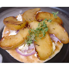 Apple and Feta Pan Fried Pizzas