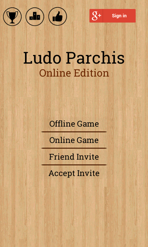 Android application Ludo Parchis Classic Online screenshort