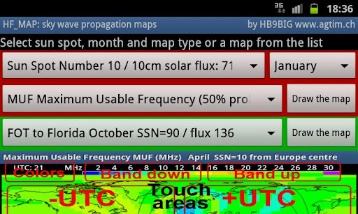 HF_MAP Sky Wave propagation