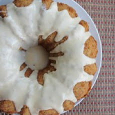 Rum Glazed Banana Bundt Cake