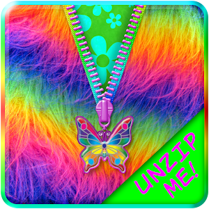 Rainbow Fur Zipper Lock Screen.apk 1.2