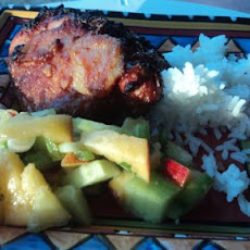 Peanut-Ginger Chicken With Fresh Fruit Salsa
