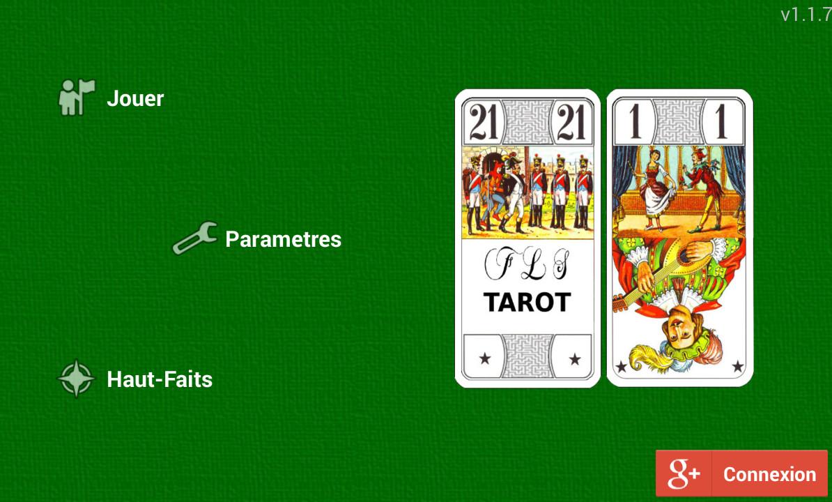 Android application Tarot FLS screenshort