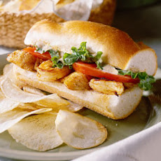 Grilled Seafood Po'Boy