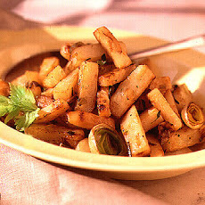 Celery Root, Potato, and Leek Home Fries