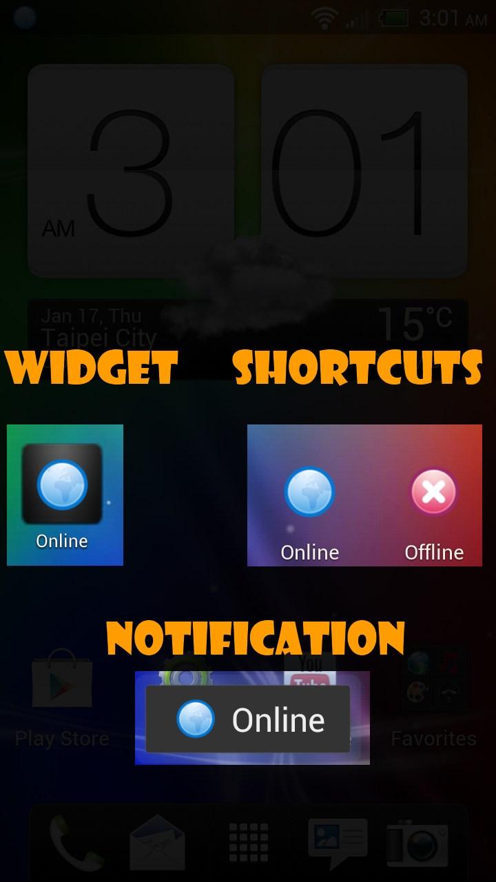 Android application MyProfiles+ (Profile Manager) screenshort