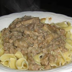Lazygirl's Ground Turkey Stroganoff