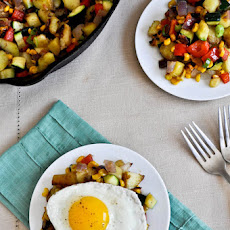 Grilled Corn Summer Breakfast Hash