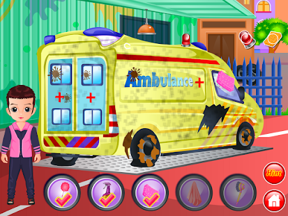 How to mod Ambulance wash cleaning games 8.2.3 apk for bluestacks