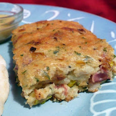 Scarborough Fair - Savoury Bacon, Onion and Herb Bread Pudding