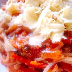 Chicken Spaghetti Bolognaise