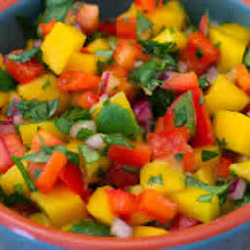 Mango Salsa with Red Bell Pepper