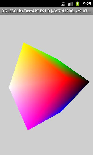 OpenGL ES Cube Test API