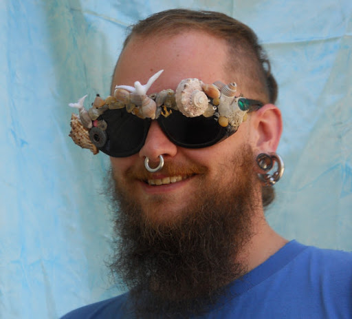 gafas con flores