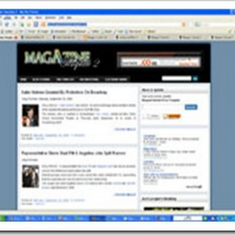 Free Template : Magazine Template 2 thumbnail