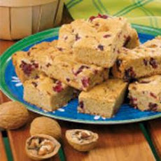 Cranberry Walnut Bars