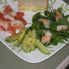 Avocado, Prawn / Shrimp & Pink Grapefruit Salad - for Two 2