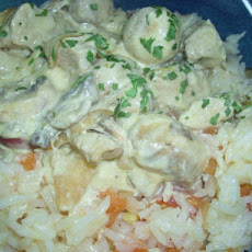 Chicken in Cream Sauce (Volaille a La Crème)