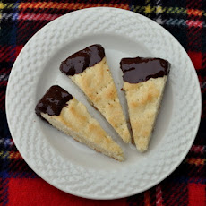 Chocolate Dipped Shortbread Cookies