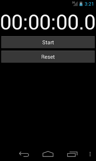 Minimal Stopwatch Timer