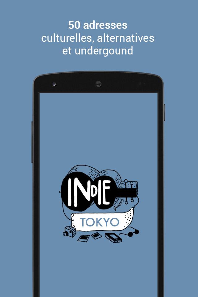 Android application Indie Guides Tokyo screenshort