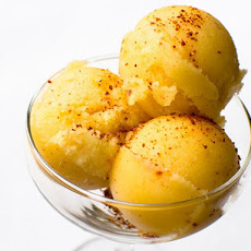 Spicy Pineapple and Tequila Sorbet