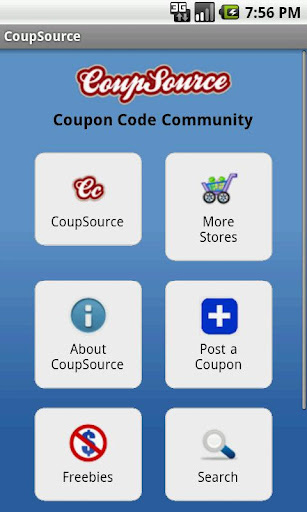 Coupon Code App - CoupSource