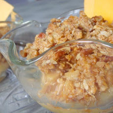 Butterscotch Apple Crumble Dessert