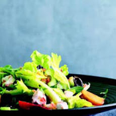 Greek Salad with Roasted Beets, Olives and Feta