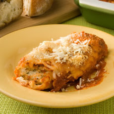 Easy Three Cheese Manicotti