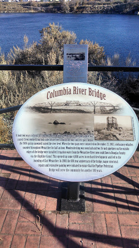Columbia River Bridge Plaque
