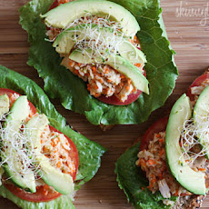 Open Faced Tuna Sandwich with Avocado